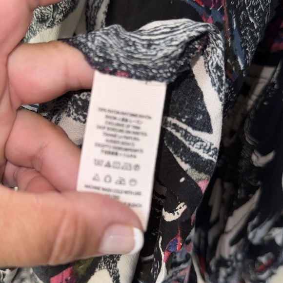 Free People dress Drift Away small boho hippie rayon NEW long sleeve - Picture 4 of 6